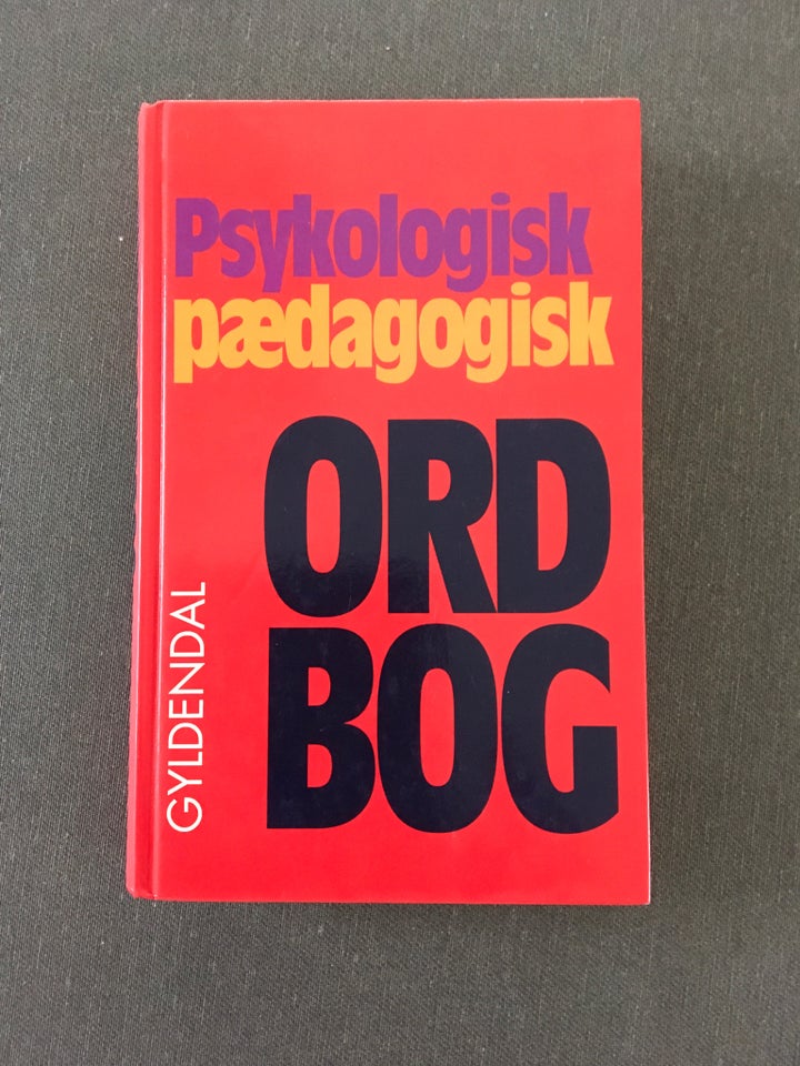 Psykologisk pædagogisk ORDBOG