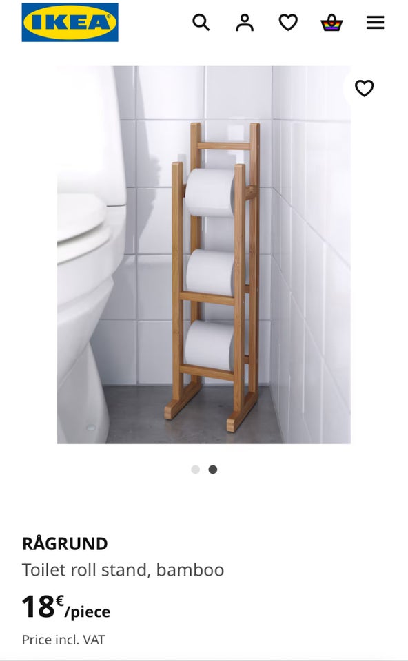 Toiletrulleholder Ikea