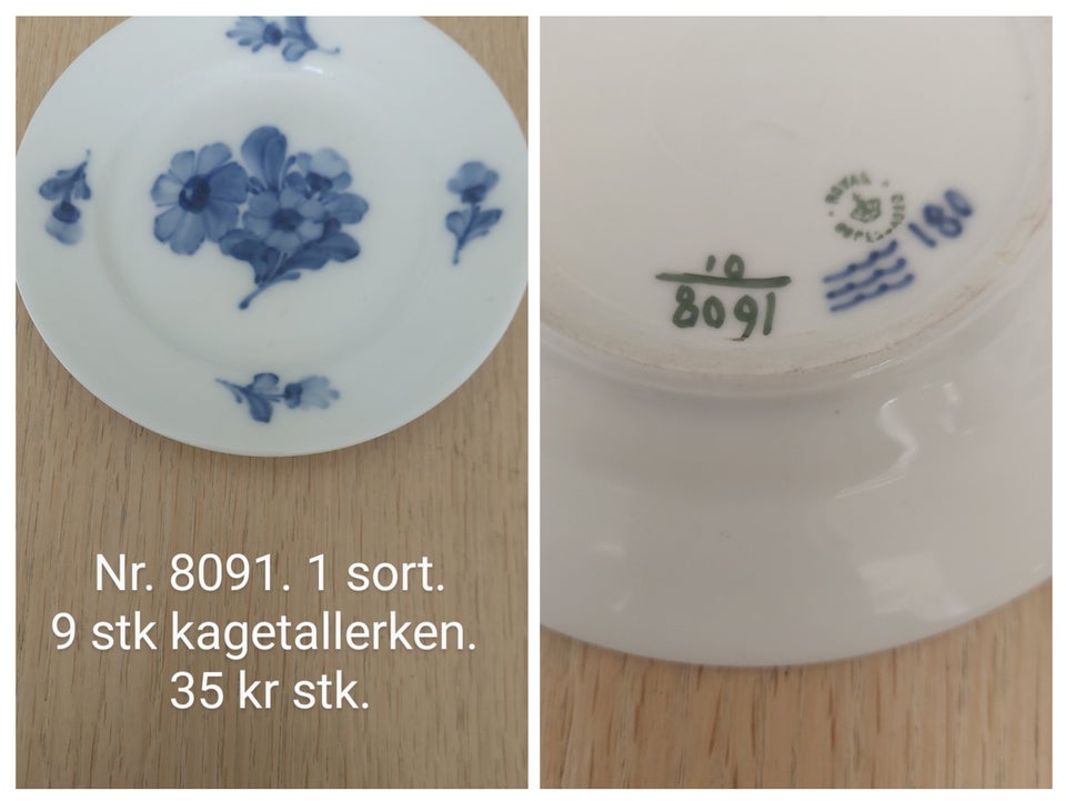 Porcelæn Forskelligt Royal