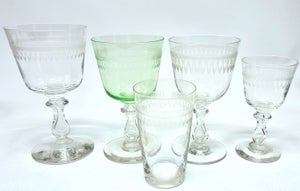 Glas Vinglas og karaffel