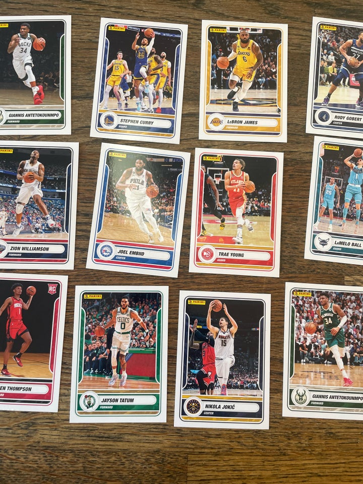 Samlekort, NBA kort fra Panini