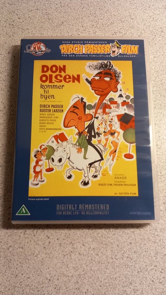 Don Olsen kommer til byen, DVD,