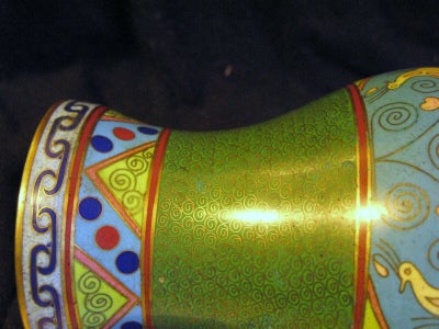 Emalje Chinese Cloisonne Vase