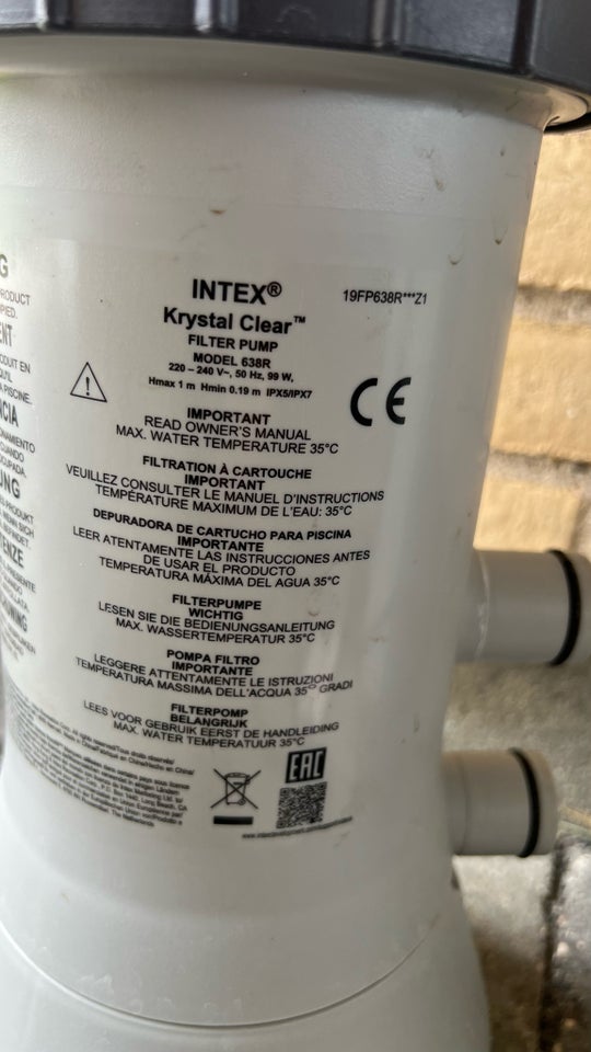 Intex Pool Heater and Filter Pump 