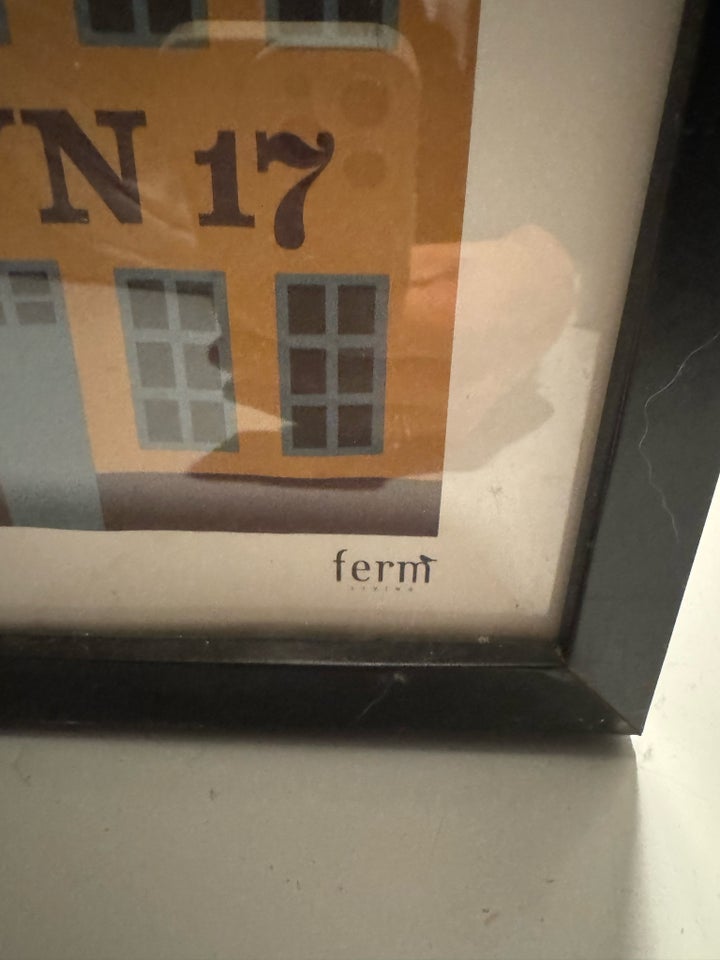 Ferm Living plakat i ramme, Ferm