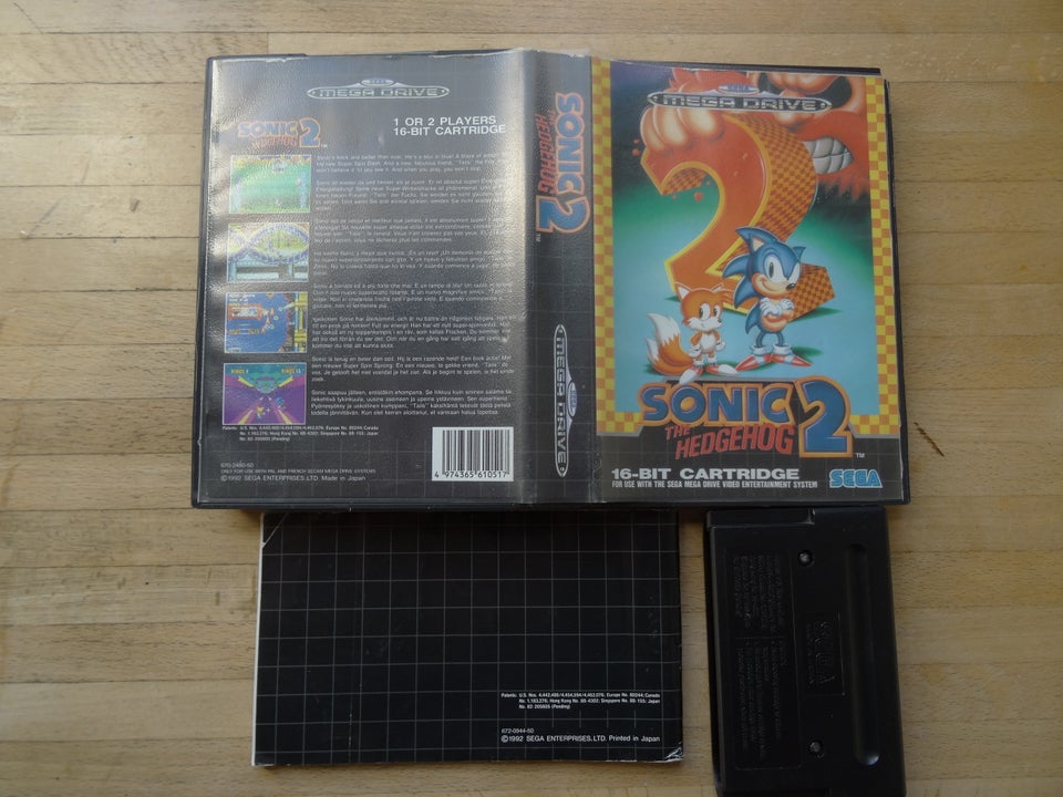 Sonic 2 Sega mega drive Sega mega