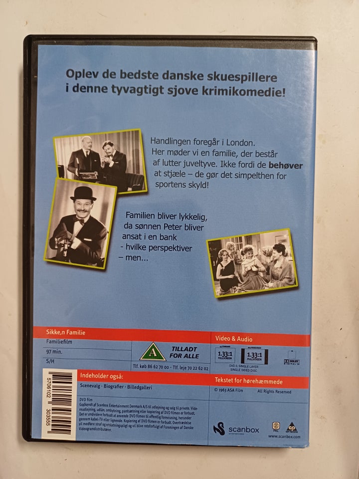 Sikke'n familie, DVD, familiefilm