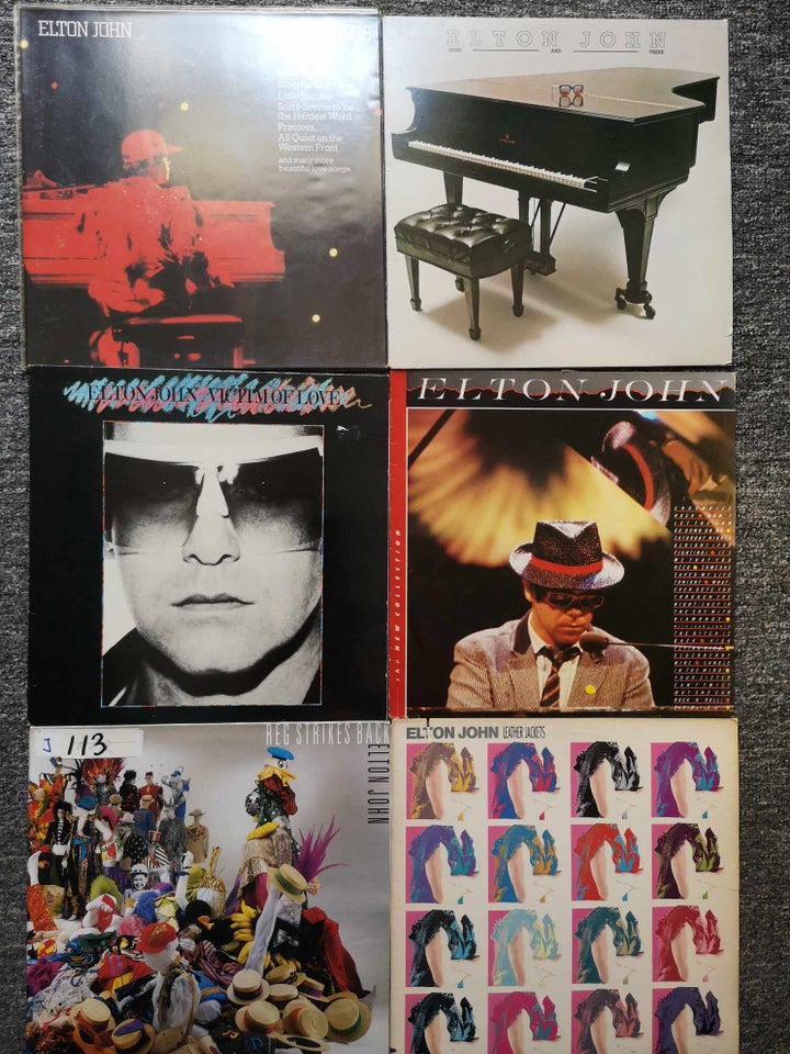 LP Elton John Samling