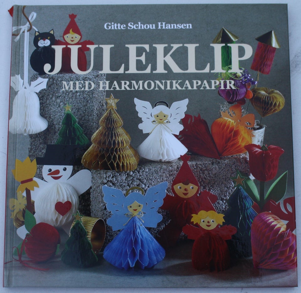 Juleklip med harmonikapapir,