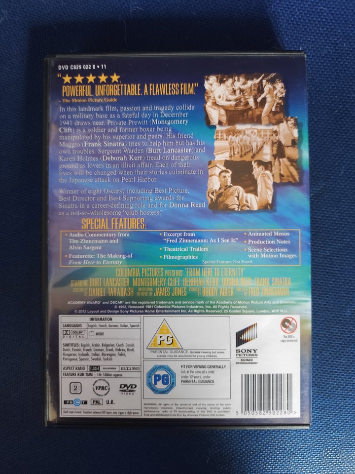 From here to eternity, DVD, drama