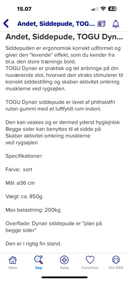 Andet, Siddepude, Togu