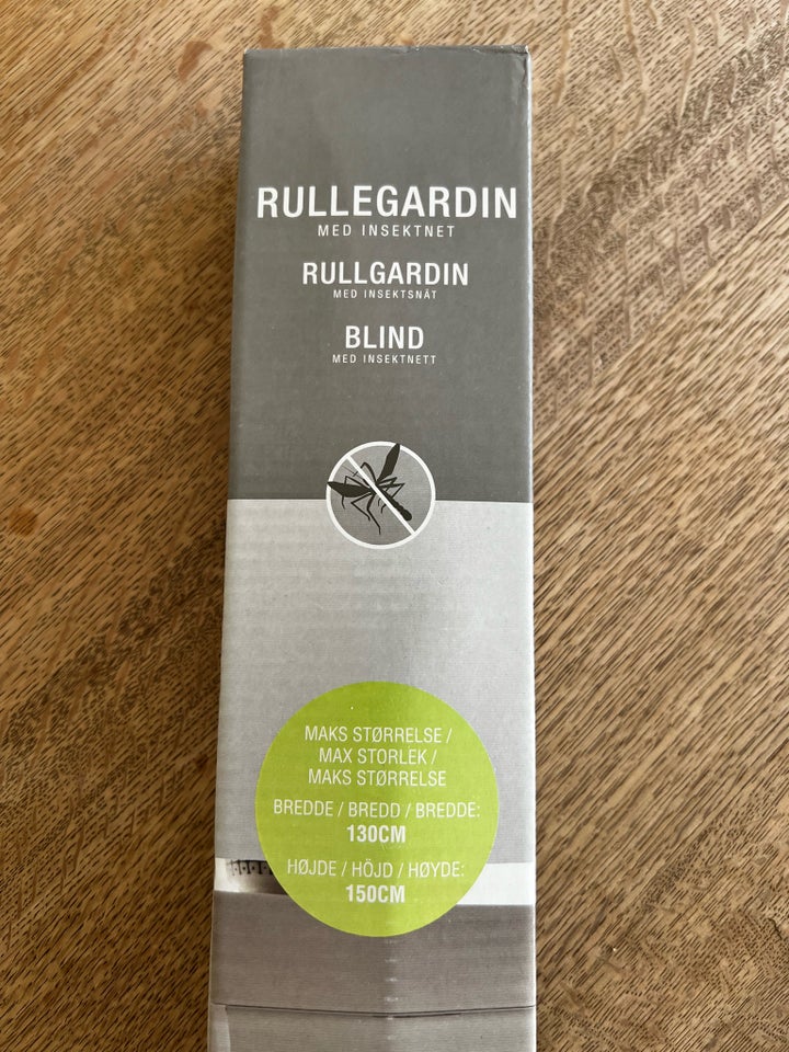 Rullegardin, b: 130 h: 150