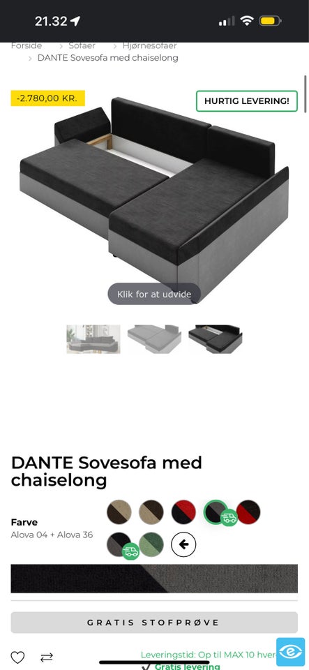 Sovesofa, Moderno , b: 145 l: 240