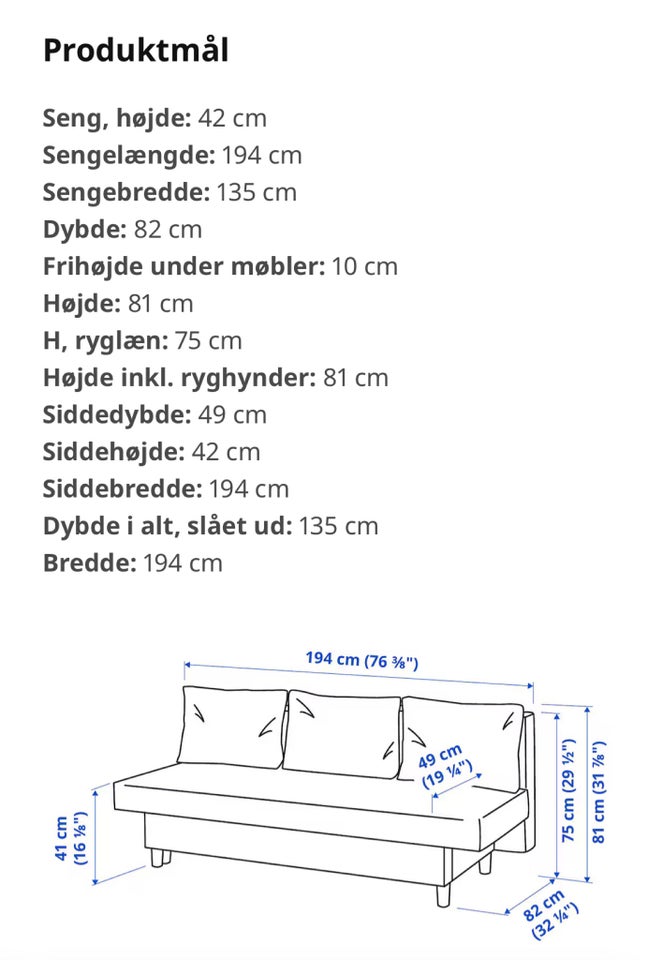 Sovesofa, Ikea