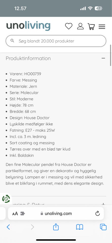 Anden loftslampe House Doctor