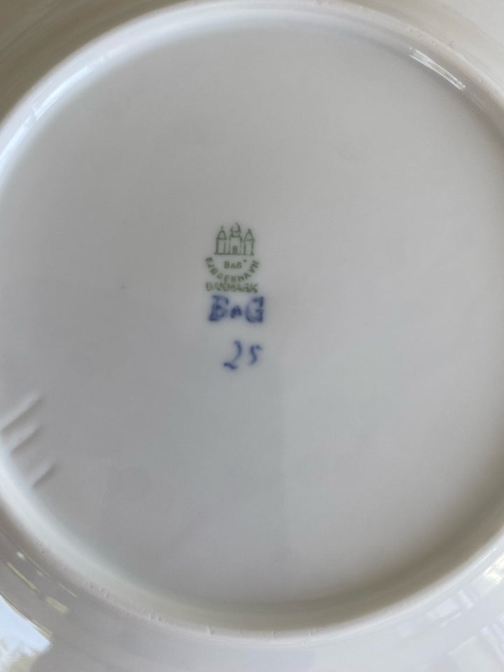 Porcelæn Tallerken Bing og