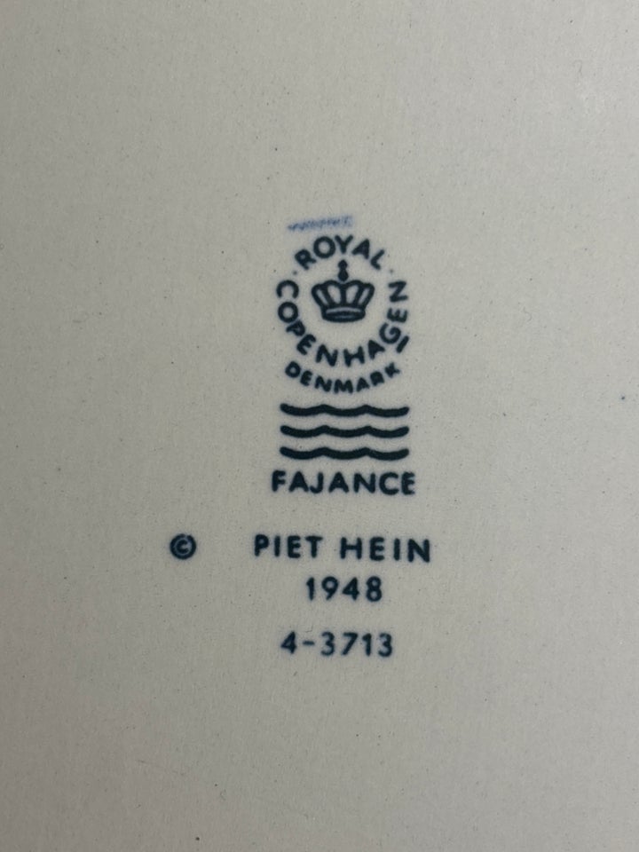 Piet Hein platte, Royal Copenhagen