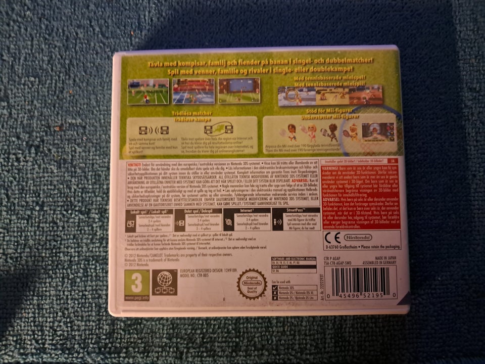 Mario tennis open 3ds, Nintendo