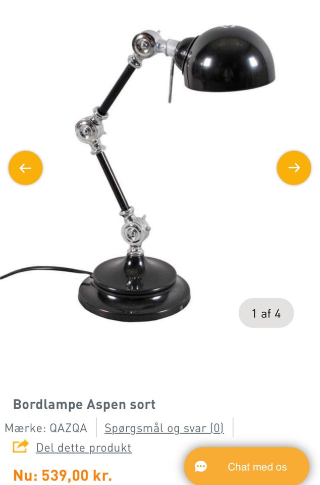 Anden bordlampe