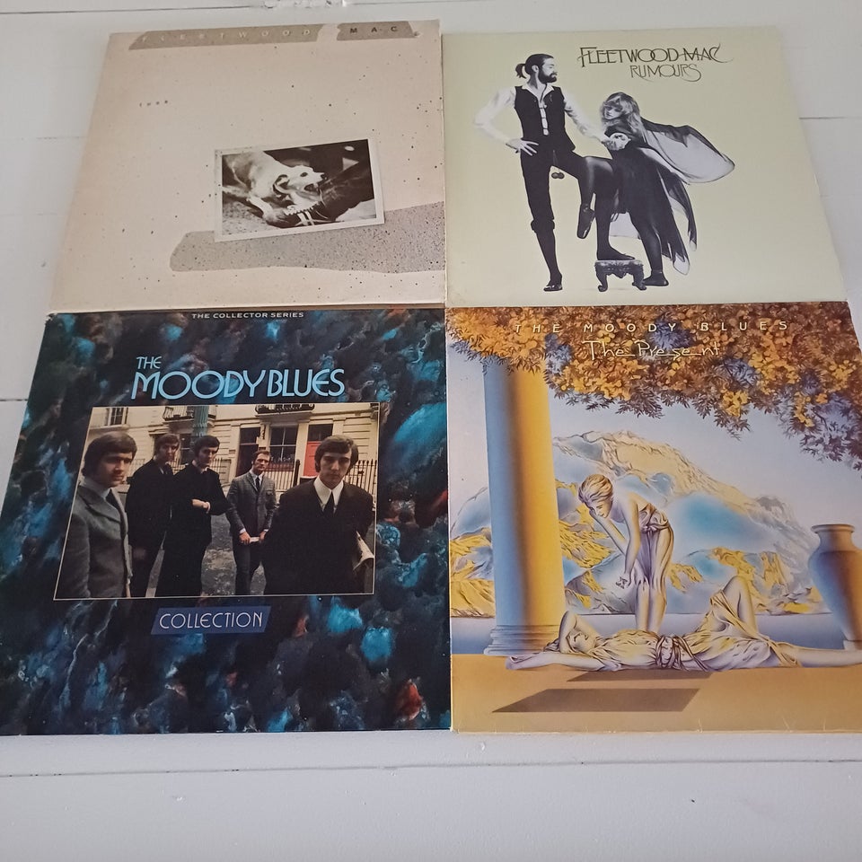 LP, Fleetwood Mac-Moody Blues,