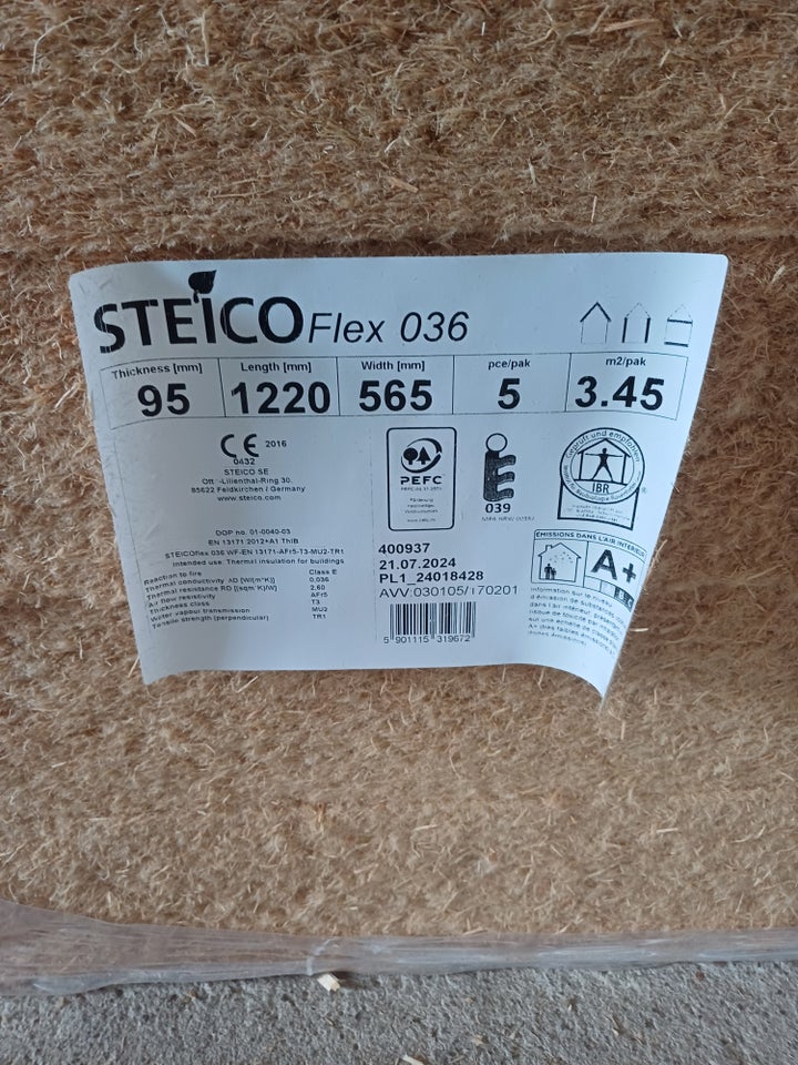 Træfibre STEICO Flex 036 - 95 mm