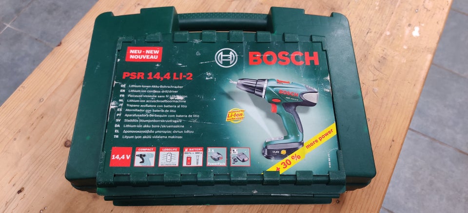 Skruemaskine, Bosch psr 14.4 li-2