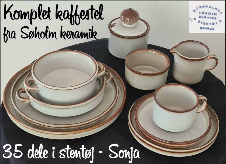 Stentøj, Kaffestel Sonja, Søholm