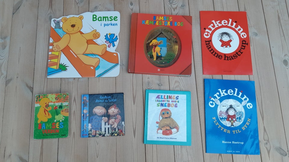 Bøger om Bamse, Cirkeline, Anna og