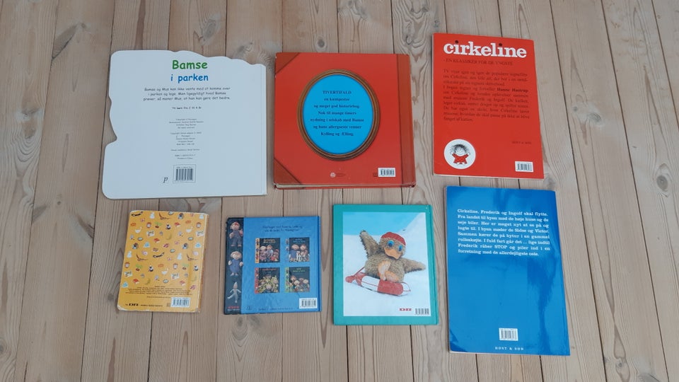 Bøger om Bamse, Cirkeline, Anna og