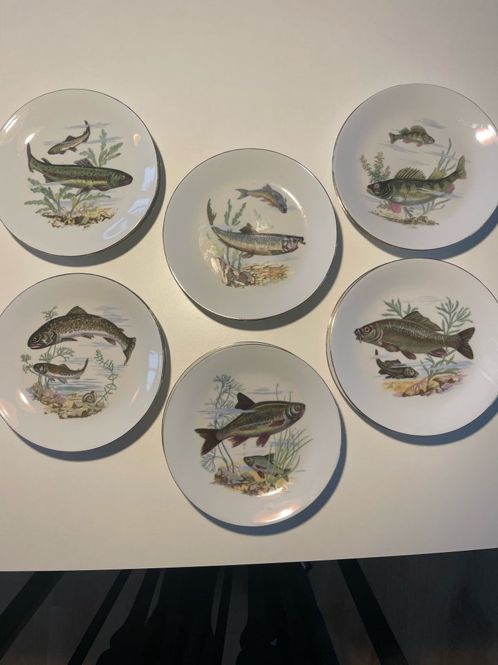 Porcelæn, Fiske tallerkener,