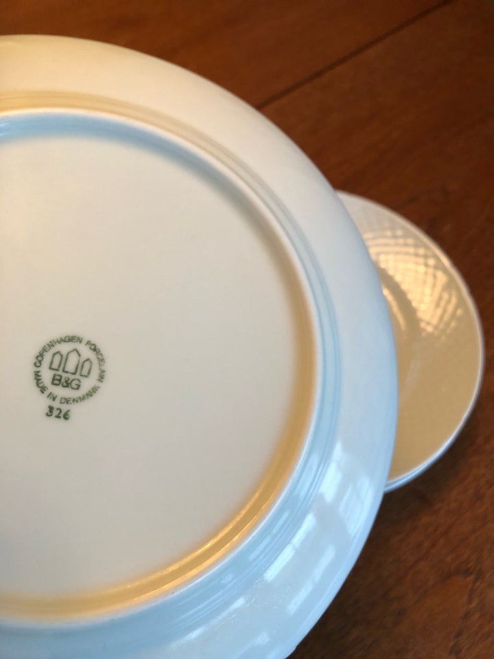 Porcelæn, Frokosttallerkner,