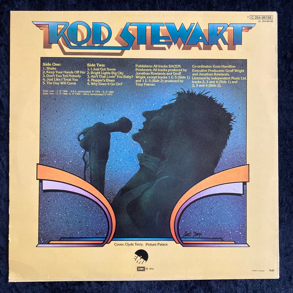 LP, Rod Stewart, A Shot Of Rhythm And