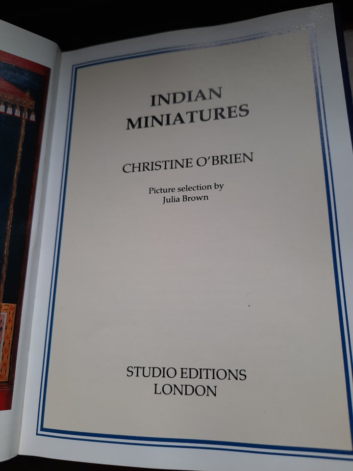 Indian Miniatures Christine