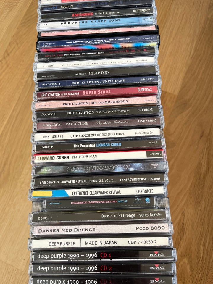 Diverse: CD samling, rock