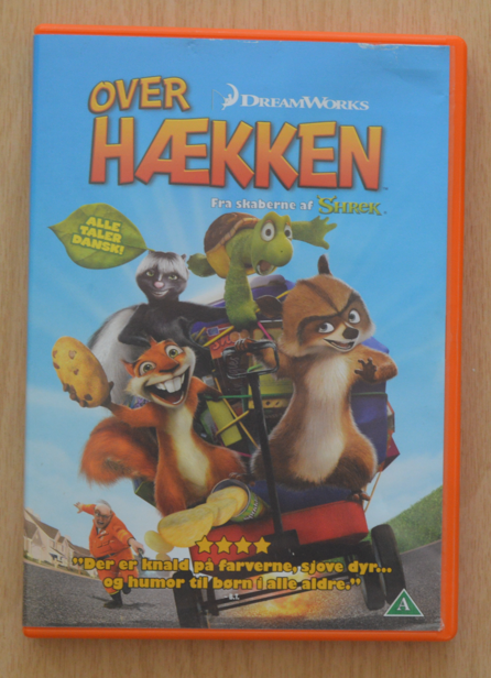 Over Hækken, DVD, animation