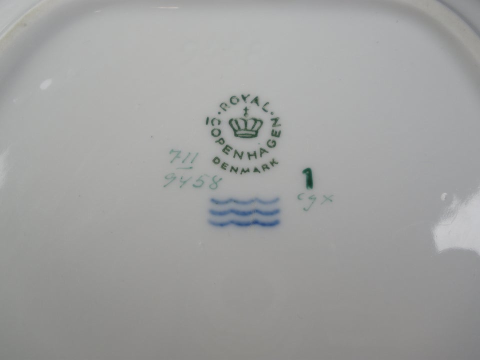 Porcelæn, Brun Iris Skål 711/9458,