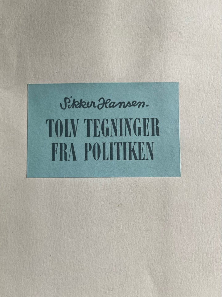 Tolv tegninger fra Politiken,