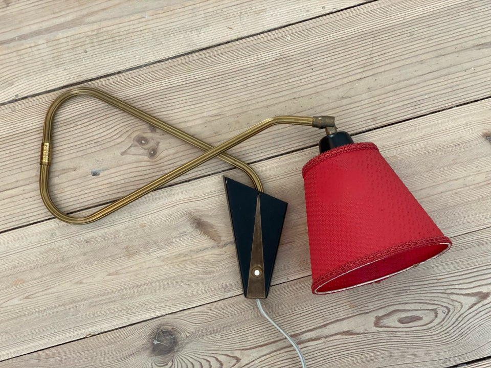 Væglampe Vintage messinglampe