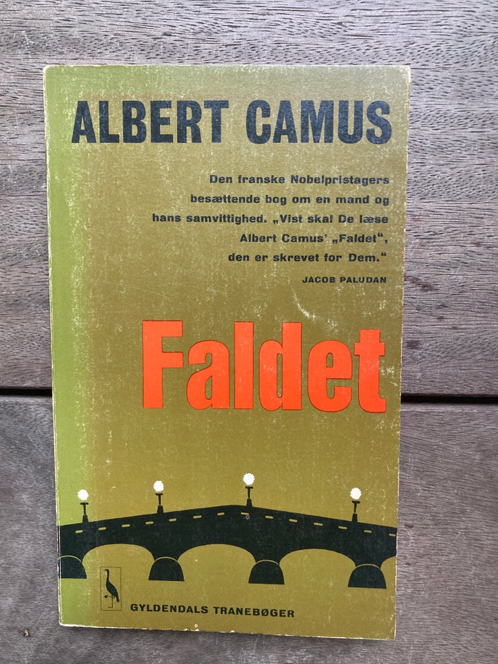 Faldet, Albert Camus, genre: roman