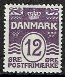 Danmark, ustemplet, bogtryk