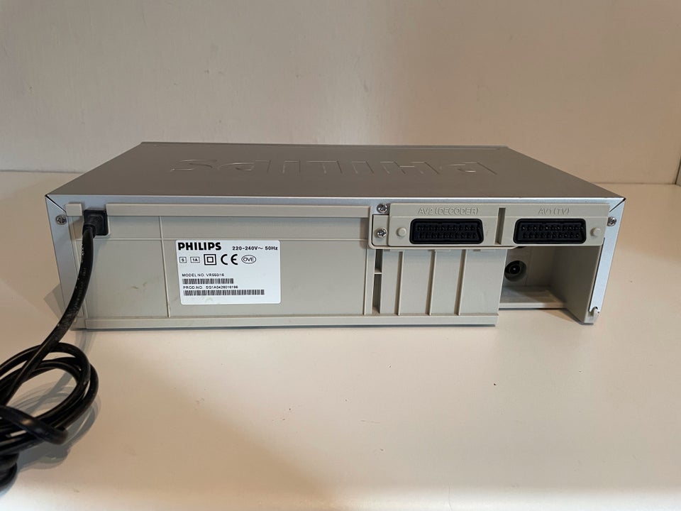 VHS videomaskine, Philips, VR 550