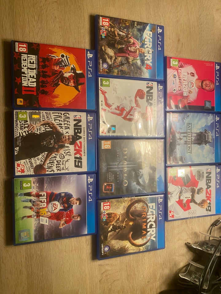 10 spil med PlayStation , PS4