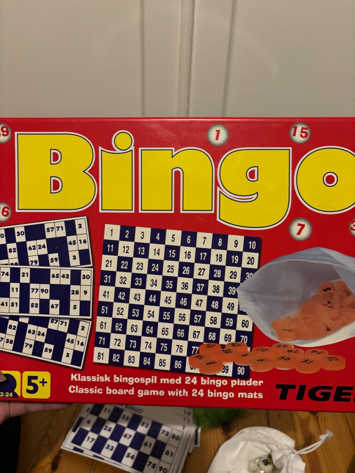 Bingo spil / banko spil, Bingo spil,