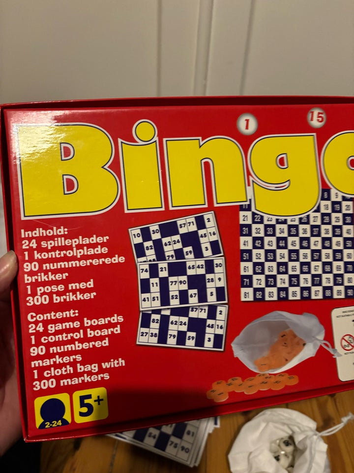 Bingo spil / banko spil, Bingo spil,