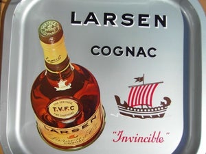 serveringsbakke Larsen Cognac