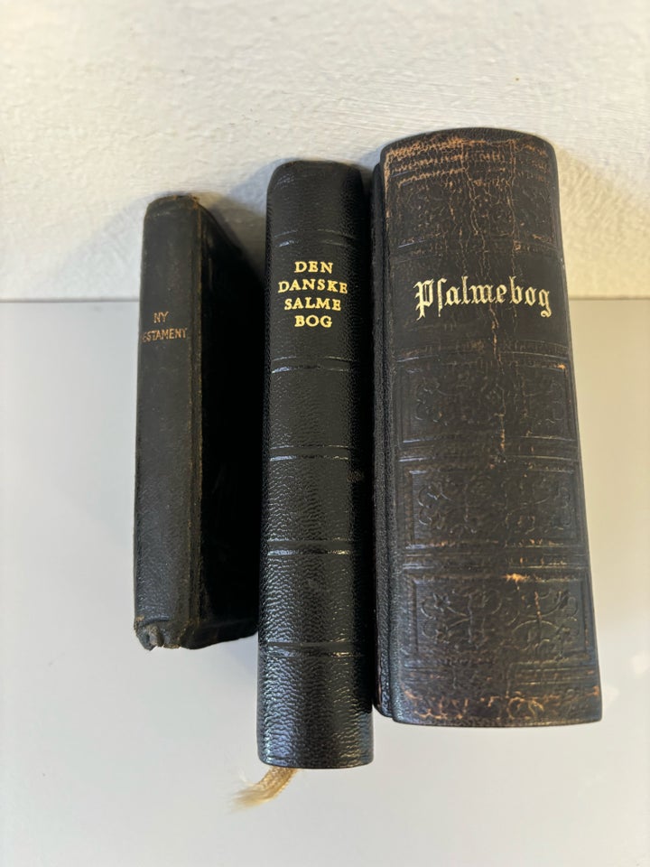 Salmebøger og bibel, emne: