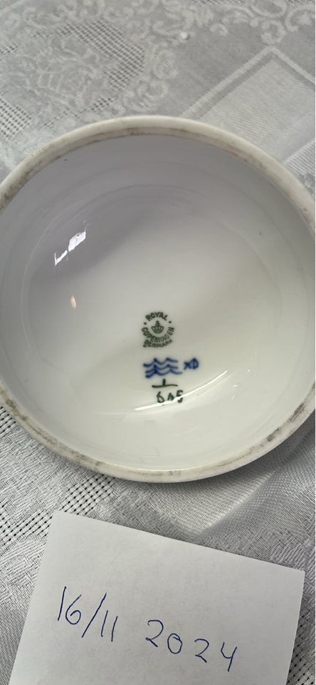 Porcelæn, Sukkerskål, Royal