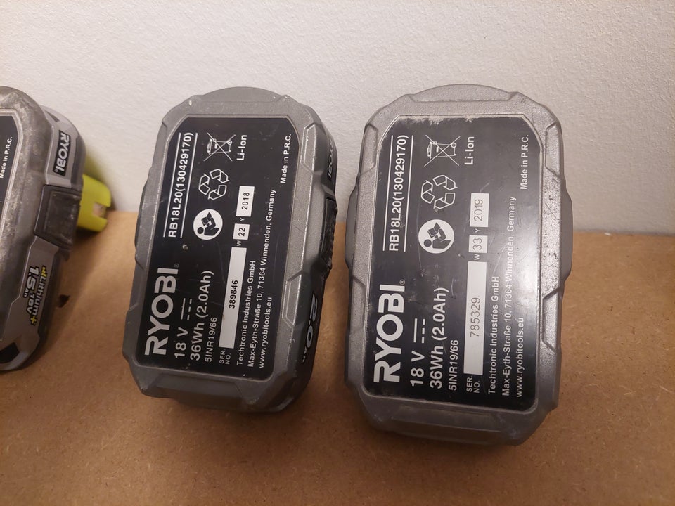 Batteri, Ryobi