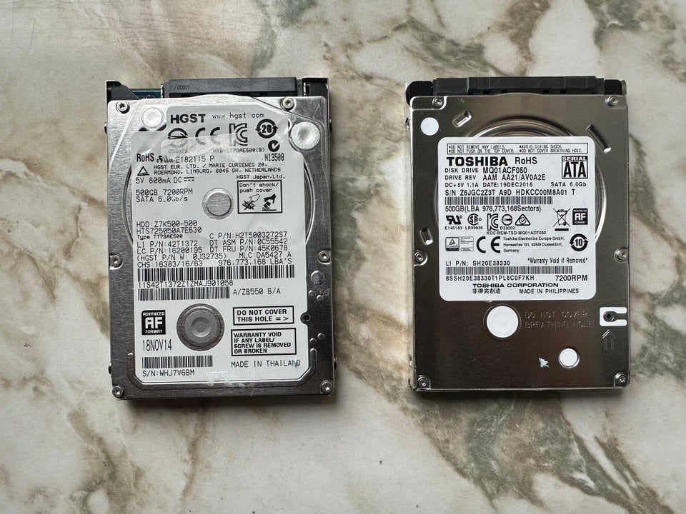 Toshiba HGST, 1000 GB, Perfekt