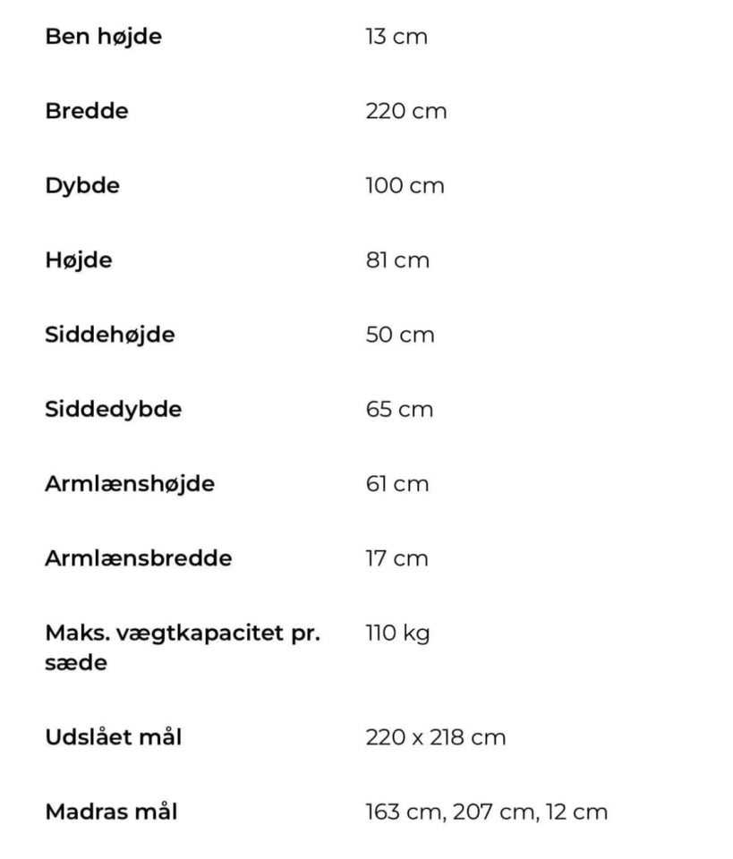 Sovesofa, Bolia Scandinavia